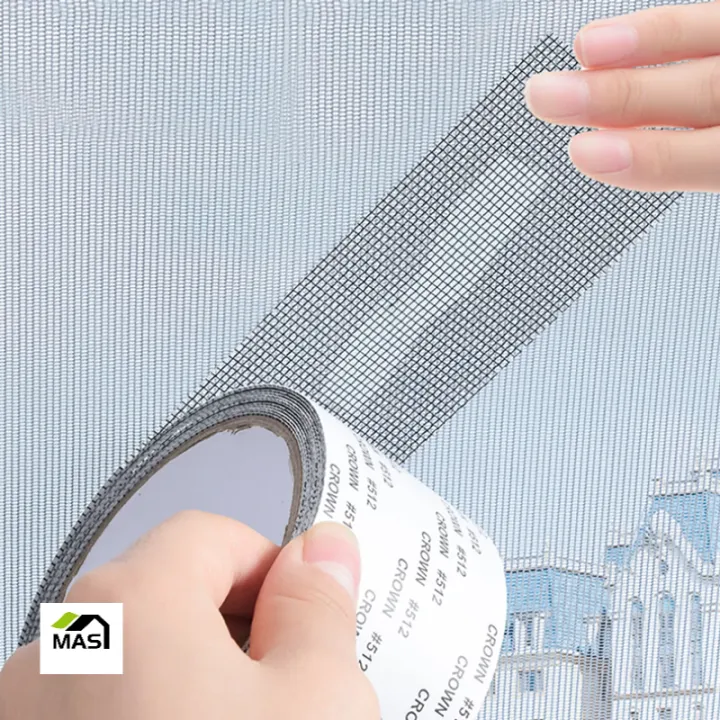 Window Screen Repair Kit Door Window Patch Tape Strong Adhesive Long 
