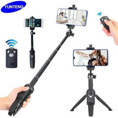 Yunteng 9928ขาตั้งกล้อง Selfie Stick ศัพท์มือถือ Universal Bluetooth Selfie cket สำหรับ Xs Maxxsxrx 8 Plus 76 Plus