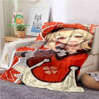 Genshin Impact High Quality Flannel Throw Blanket Warm Blanket Suitable for Air Conditioning Blanket Picnic Blanket