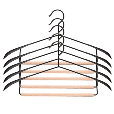 Hanger Built-in Closet Wardrobe Storage Rack Pants Hanger Wide Shoulder Seamless Hanger