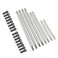 For Trx4 Stainless Steel Chassis Tie Rod with Nylon Rod End Ball Joint for 1 / 10 RC -4 324 Wheelbase Frame