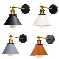 Vintage Industrial Wall Sconce Lights Wandlamp R Wall Lamp 110V-220V E27 Indoor Bedroom Bathroom Balcony Bar Aisle Lamp