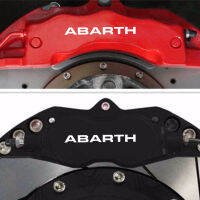 4ชิ้นสำหรับ Fiat Abarth 500 500c Hi-Temp สติ๊กเกอร์ไวนิลเบรคพรีเมี่ยม