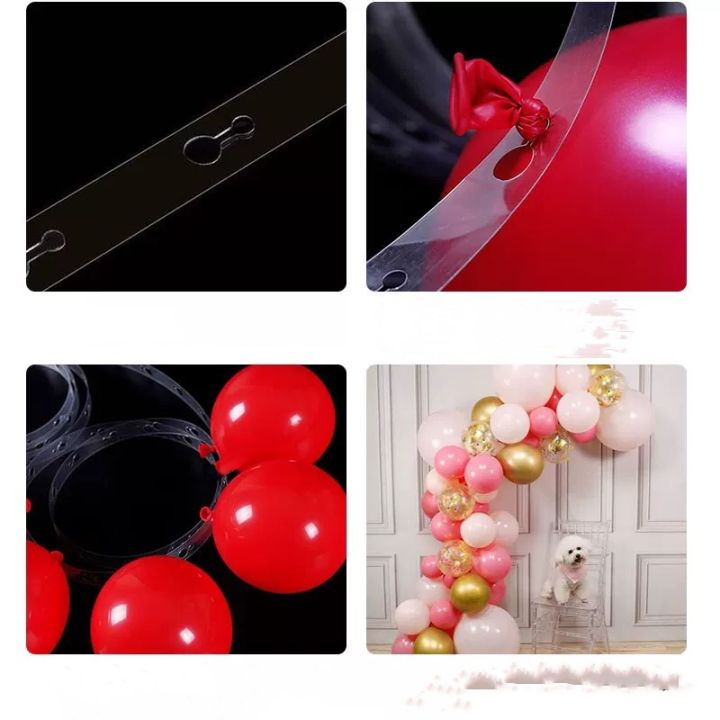 5m Balloon Chain Tape Arch Connect Strip for Wedding Birthday