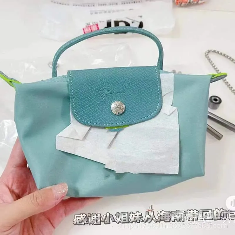 ️‍ Original Longchamp The Latest Style Tote Bag Cowhide Handbag for Women  Mini Coin Purse