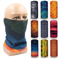 ♛ Colorful Prints Hair Bandana Headand for Women Neck Gaiter Seamless Tube Scarf for Men Cycling Hiking Running Sports Face Shield