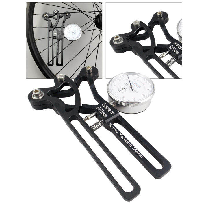 Tanstic 9Pcs Bike Spoke Wrench Set Including Bicycle Spoke Wrench & Bike Tire Lever & Bike Hex Wrench & Valve Stem Core Tool & Bike Rim Correct Kit Cycling Pocket Tools