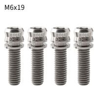 MUQZI M6จักรยาน4ชิ้น * 17/19ดิสก์ไททาเนียมเบรคคาลิปเปอร์สกรูคันโยกสกรูสเต็ม MTB จักรยานเสือหมอบชิ้นส่วนเบรกไฮดรอลิก