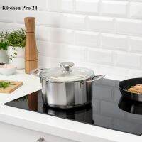 หม้อสแตนเลสพร้อมฝาแก้ว ขนาด 3 ลิตร Pot with lid stainless steelglass, 3 l