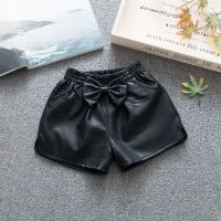 Spring 2021 shorts season new leather pants girls baby pants leggings P4439