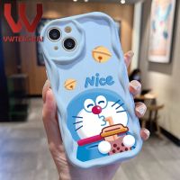 เคสโทรศัพท์3D น่ารักลายการ์ตูนโดราเอมอน A03สำหรับ Samsung กาแลคซี A02S A13 A53 A04S 4G 5G A14 A34 A54 A23 A22 A33 M32 A73 A24 A31 S21 S30พิเศษ S22พิเศษป้องกันกล้องอัลตร้า S23พิเศษกรอบด้านหลังกันกระแทกซิลิโคนแบบนิ่ม