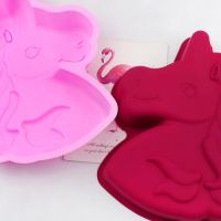 Large Unicorn Silicone Cake Mould Horse Shape Pizza Decorating Silicone Mold Cake Baking Tool Handmade Clay Crafts Bread  Cake Cookie Accessories