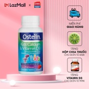 Viên nhai Ostelin Kids Calcium & Vitamin D3 90 viên hỗ trợ hệ miễn dịch và