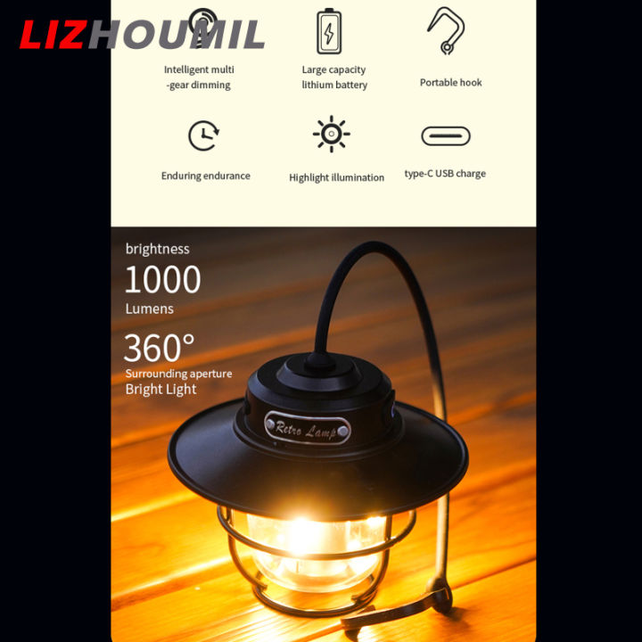 lizhoumil-เต็นท์แขวนไฟฉายแบบพกพา-ไฟเตนท์สำหรับกลางแจ้ง-usb-led-แคมป์พร้อมที่จับ