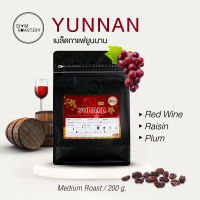 เมล็ดกาแฟจีน Yunnan Coffee กาแฟยูนนาน กาแฟจีน เมล็ดกาแฟต่างประเทศ Specialty Coffee กาแฟดริป คั่วกลาง 200g.