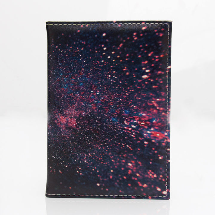 ผู้ถือหนังสือเดินทางสี-starry-cosmic-starry-sky-colored-air-ticket-holder-หนังสือเดินทาง-book