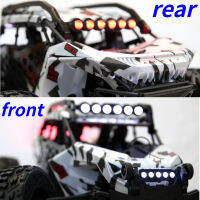 ด้านหน้าด้านหลังไฟ LED ไฟหน้าสำหรับ Roll Cage สำหรับ17 ARRMA FIRETEAM RC รถ Update ของเล่น Parts