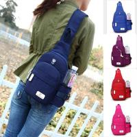 Women Men Nylon Large Capacity Daily Crossbody Bag Waterproof Durable Chest Bag Shoulder Bag