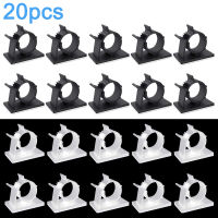 【YY】20Pcs Self Adhesive Wire Tie Cable Clip Holder Cable Organizer Clamp Management for Computer Cord Cellphone Cable Headphone Car