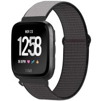 【Best-Selling】 ZOROOM ไนลอนทอสำหรับ Fitbit Versa/lite/ Versa2 Bandreplacment Watchband Sport Loop สร้อยข้อมือ Fitbit Versa 2 Band