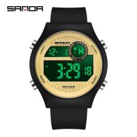 Sanda Watch Harajuku Wind Trend Outdoor Sports Waterproof Youth Student Korean Version Simple Electronic Mens