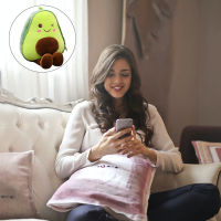 Creamnin Cute Avocado Pillow Cotton Men Women Plush Pillows Stuffed Sloth Toy Doll Fruit