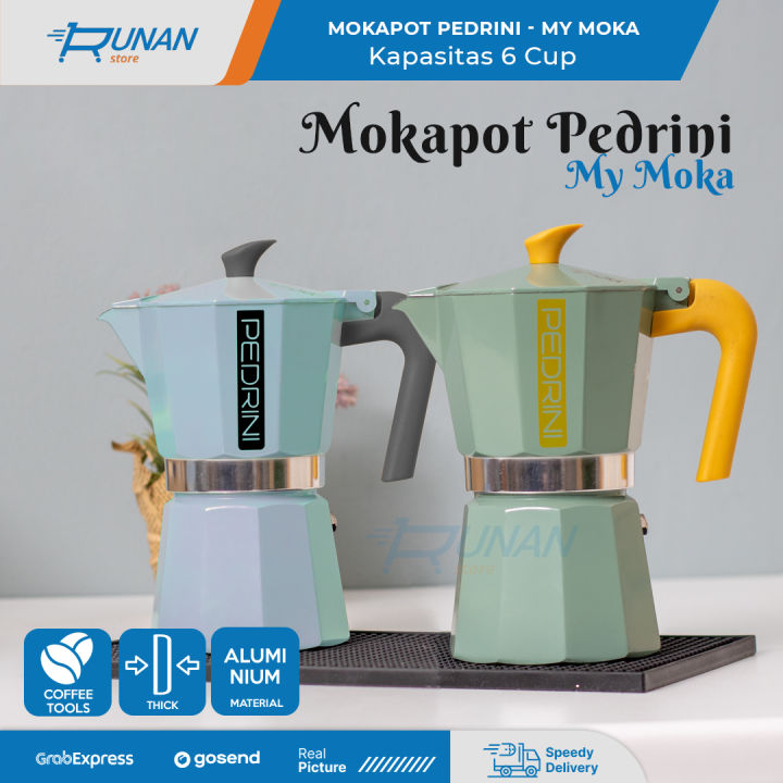 Pedrini MyMoka Color Aluminum Coffee-Maker