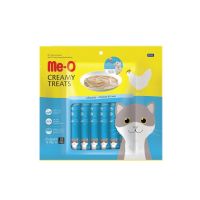 Me-O Cat Creamy Treats Chicken &amp; Liver Flavor (1 pack) มีโอ ครีมมี่ ทรีต รสไก่และตับ 15 กรัม x 20 ซอง (1 แพค)
