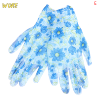 ?【Lowest price】WORE ถุงมือสวน6คู่ถุงมือสวนดอกไม้ผู้หญิงถุงมือทำงานลื่น