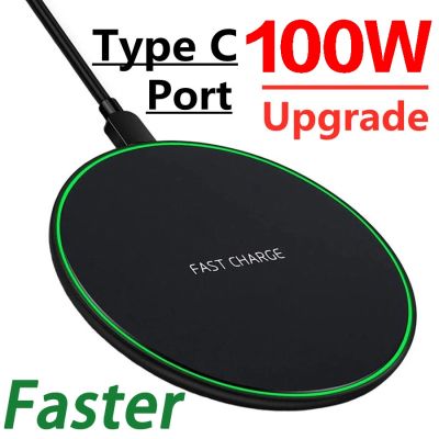 100W Fast Wireless Charger For Samsung Galaxy S10 S9 Note 10 9 8 USB Qi Charging Pad For iPhone 13 12 11 Pro XS Max XR X 8 Plus