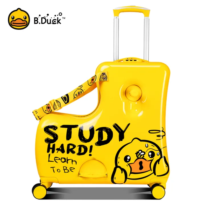 Suitcase Luggage bag 20' kids RideOn Hard case Daily Travel Boarding