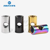 Wanyifa Titanium Cylindrical Nuts M5 Nut for Bicycle Seat Bike  Repair Fixed Nails Screws Fasteners