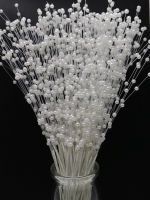 202120 White Pearl Flower Stem Beads Garland Sprays Bridal Bouquet Wedding Party Decor