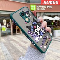 เคส JIUMOO สำหรับ Xiaomi Redmi Note 3 Note 3 Pro Note 2เคสลายการ์ตูนน่ารัก Kuromi บางขอบสี่เหลี่ยมด้านข้างดีไซน์ใหม่กันกระแทกเคสมือถือแข็งปลอกซิลิโคนคลุมทั้งหมดกล้องป้องกันการกระแทกเคสนิ่ม