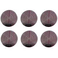 6Pcs Round Quantum Anti Radiation Protection 5G Wi-Fi EMF Sticker for Cellphone Laptops Tablets