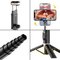 Hot Selfie Stick ขาตั้งกล้อง,ยืดได้3 In 1อลูมิเนียม Selfie Stick พร้อมรีโมทไร้สายและขาตั้งกล้องสำหรับ และสมาร์ทโฟนสีดำ