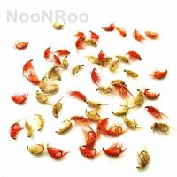 NooNRoo Fly Fishing Flies 6PCS 12 Classic Nymph Scud Fly Bug Worm for Trout Fishing Flies Nymphs Insect Bait Lure red / yellow