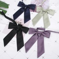 ☄ Ladies Students Bowtie Wedding JK solid Business Bow Tie Butterfly School Uniform Blue Neck Ties Women Skinny Gravatas Cravat