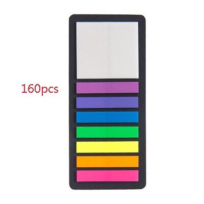 160-300pcs-color-transparent-fluorescent-index-tabs-flags-sticky-note-for-page-marker-planner-stickers-office-school-stationery