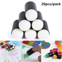 20pcs/Lot Finger Sponge Daubers for Stenciling Foam Inking Tools Chalk Paper Craft Project Finger Painting Daubers for Scrapbook Adhesives Tape