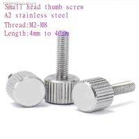 ∈☼✗ 10Pcs M2 M2.5 M3 M4 M5 M6 m8 304 Stainless Steel Thumb Screws Plain Type Metric Knurled Head Manual Adjustment Screws