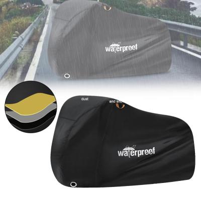 210T Waterproof Panniers Rear Tail Carrier Trunk Rain Cover Behind Bike Rack Bicycle Rear bag with Lock Hole for MTBs Road Bikes