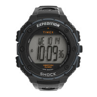 TIMEX TW4B24000 EXPEDITION RUGGED DIGITAL นาฬิกาข้อมือผู้ชาย สายเรซิ่น สีดำ หน้าปัด 50 มม.