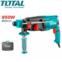 TOTAL สว่านโรตารี่ เจาะคอนกรีต ขนาด 28 มิล 950 วัตต์ รุ่น TH309288 (Rotary Hammer) สว่านเจาะปูน สว่านเจาะคอนกรีต