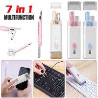 【Stay】Multifunctional 7 In 1 Cleaning Tools Set Computer Keyboard Cleaning Brush Keycap Puller Earbuds หูฟังทำความสะอาดปากกา Air Vents Cleaner Dust Remover รายละเอียดแปรง