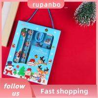 RUPANBO039392692 2PCS ไม้สำหรับไม้ ชุดเครื่องเขียนคริสต์มาส6ชิ้น/เซ็ต สเกลที่ชัดเจน คมคมคม โรงเรียน Kawaii statichristmas ของขวัญเครื่องเขียน setonery Supplies ใช้งานได้จริง ทนต่อการสึกหรอ ของขวัญดินสอสำหรับเด็ก สำหรับนักเรียน