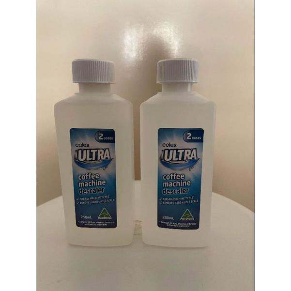 Coles Ultra Coffee Machine Descaler 2 USES (Made in Australia) for