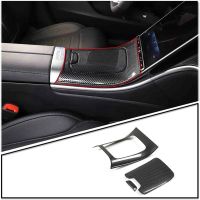 Car Gear Shift Panel Frame Cover Trim Gear Shift Panel ABS Gear Trim for Mercedes-Benz C-Class W206 C200 C300 2022 Accessories ABS Carbon Fiber