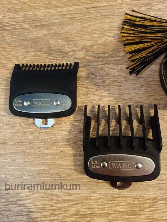 รองฟันปัตตาเลี่ยน-wahl-0-5-1-5-สีดำ-ขาเหล็กล็อคแน่น-ฟันรองตัดผม-ฟันปัตตาเลี่ยน-ใช้ได้กับ-wahl-deber-kemei-shunmei-แบตตาเลี่ยน