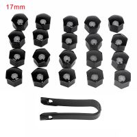 20Pcs 17mm Car Bolts Rims Exterior Decor Plug Socket Protection Dust Proof Wheel Nut Bolts Caps Auto Hub Screw Cover Nuts jdm Nails  Screws Fasteners